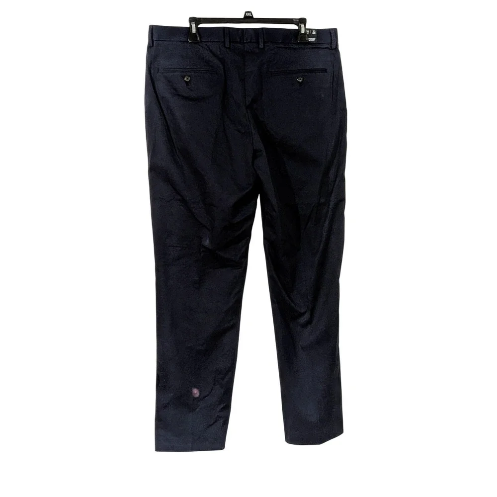 J. Crew Bowery Dress Pants Navy Blue Size 36x32 NWT $158 FLAW‎